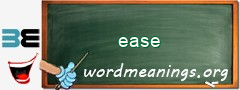 WordMeaning blackboard for ease